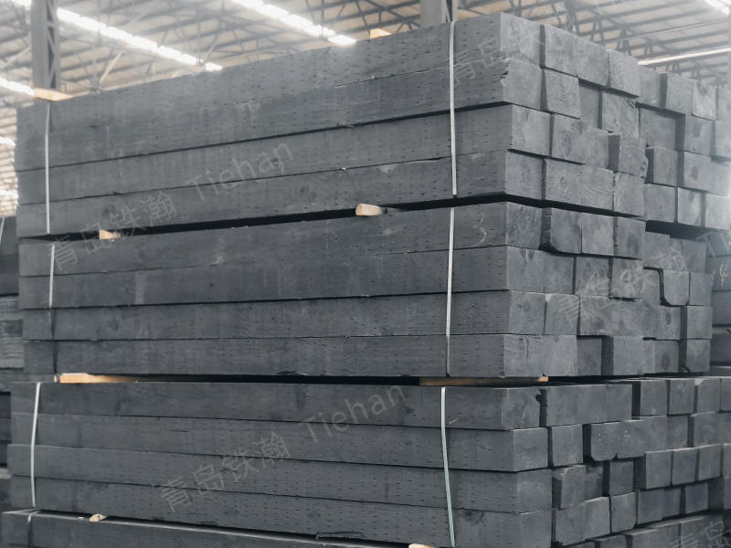 Due to this process, railway sleepers are both corrosion-resistant and wear-resistant